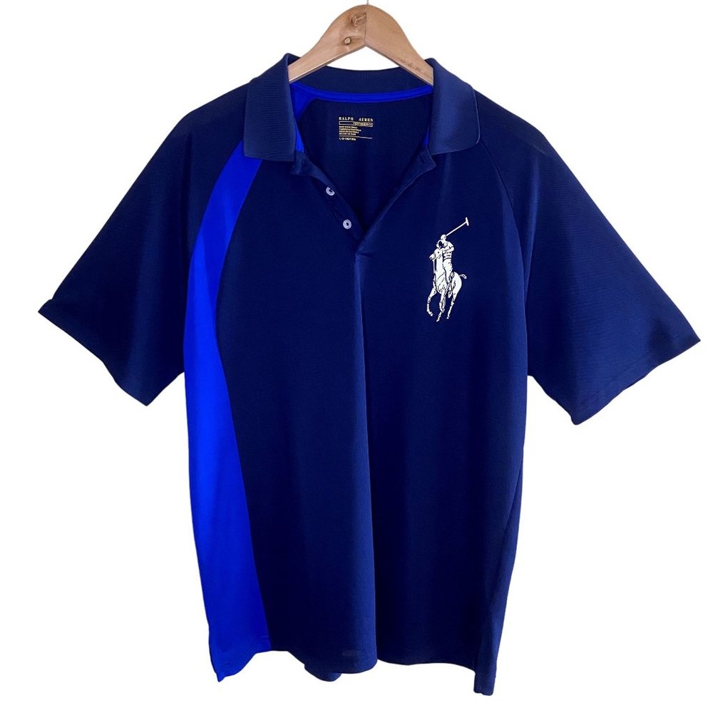 Polo Ralph Lauren Men's Performance Polo Shirt Navy Blue Size L